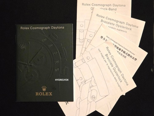 Rolex daytona booklet vintage - daytona,