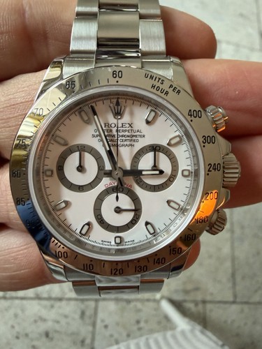 Rolex daytona 116520 weiß - rolex,