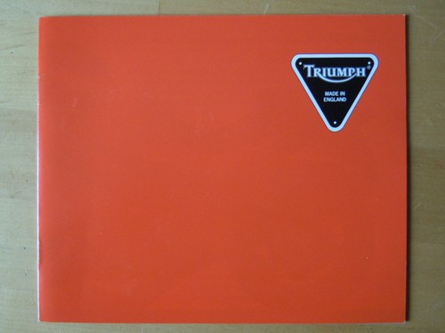 Triumph prospekt programm - triumph,